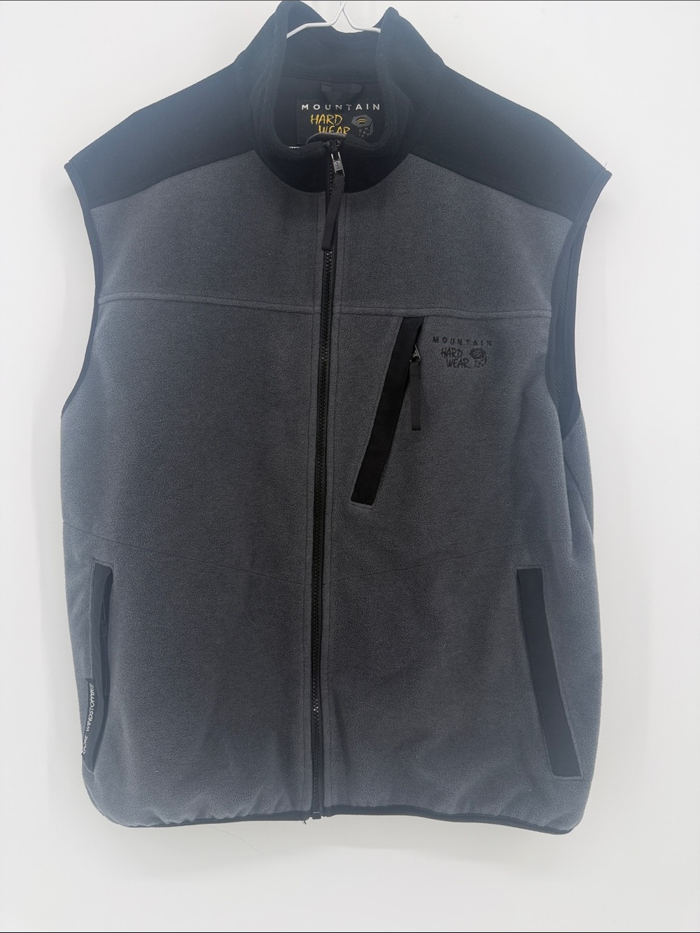 Mountain‎ Hardwear Men's Charcoal and Black Fleece Vest XL